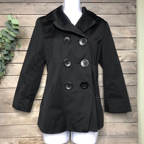 Express | black double button front coat size XS - Picture 1 of 5